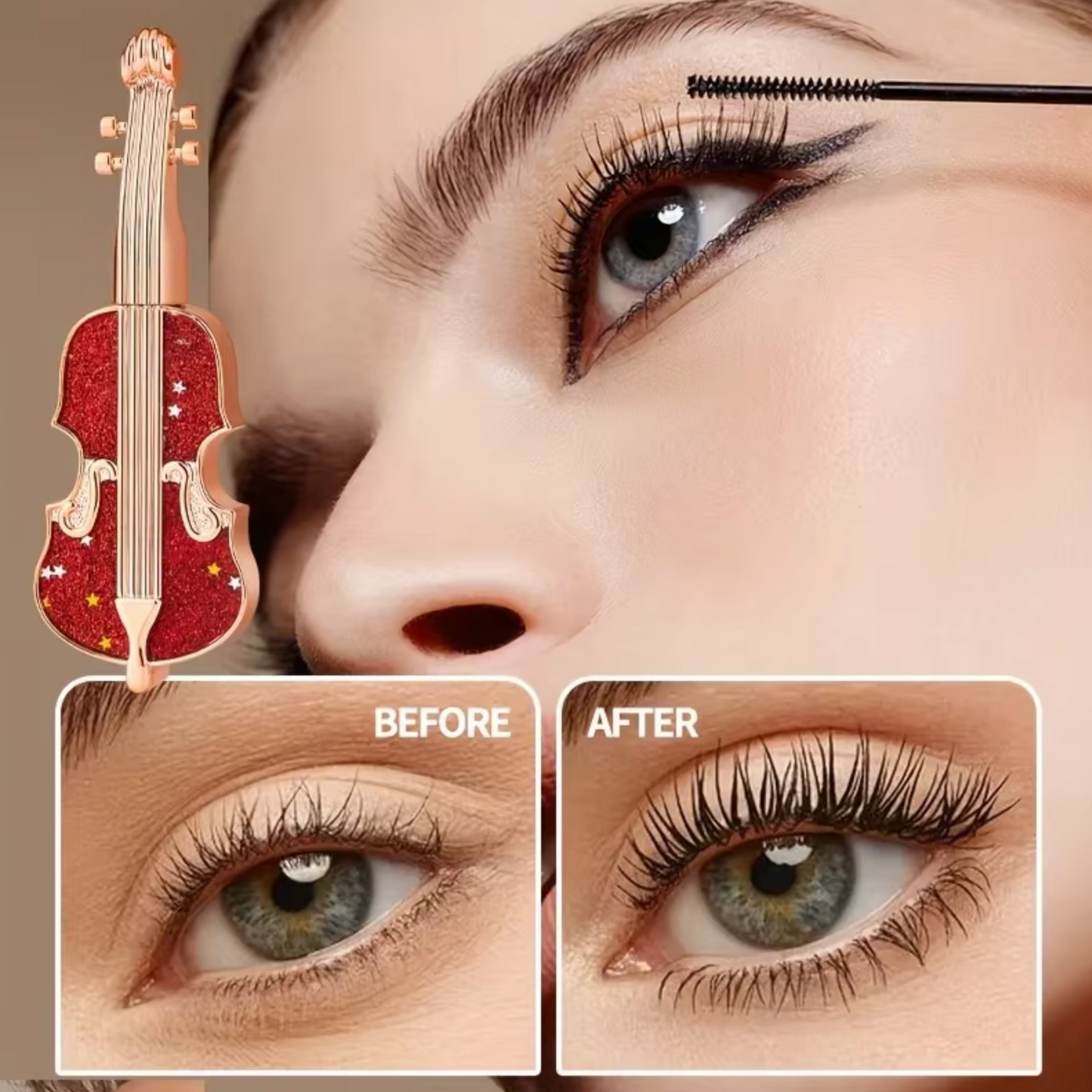 Musical Violin Mascara